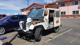 My $500 Postal Jeep Has Been Stuck in a Colorado Days Inn Parking Lot For Two Days